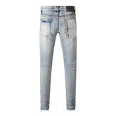 Purple Brand Jeans Pure Cotton High Street Trend #9050